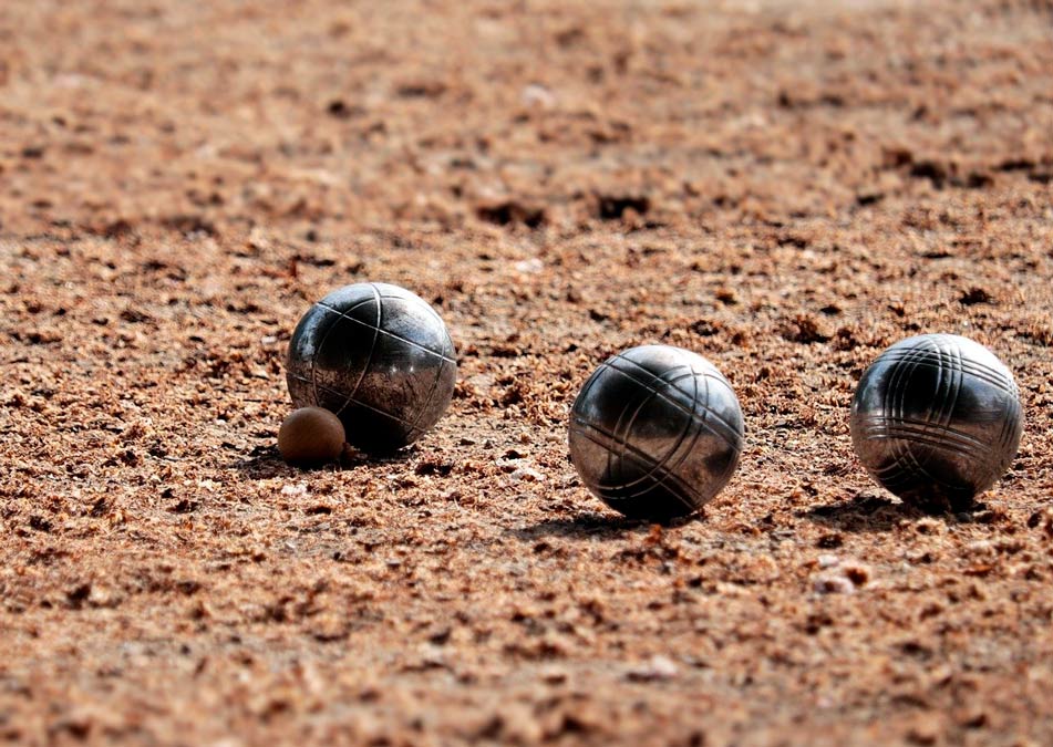 pétanque terrain