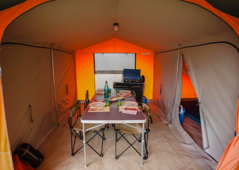 ready to camp emplacement tente